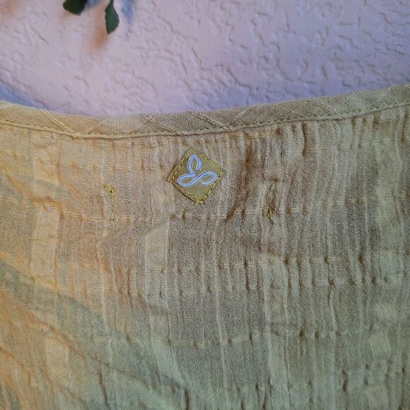 Prana Blouse small yellow - Picture 7 of 8